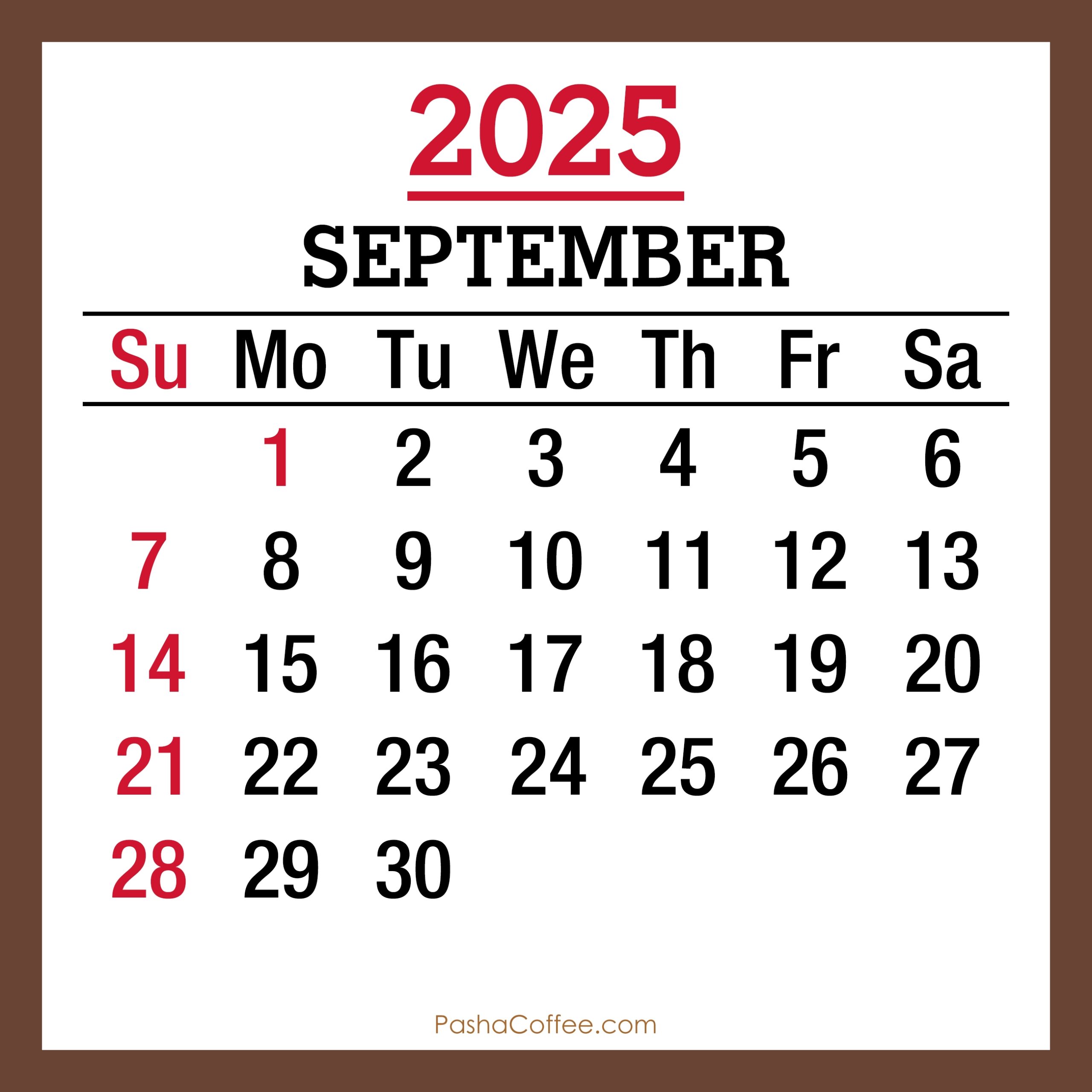Mini September 2025 Calendar Mini September 2025 Calendar