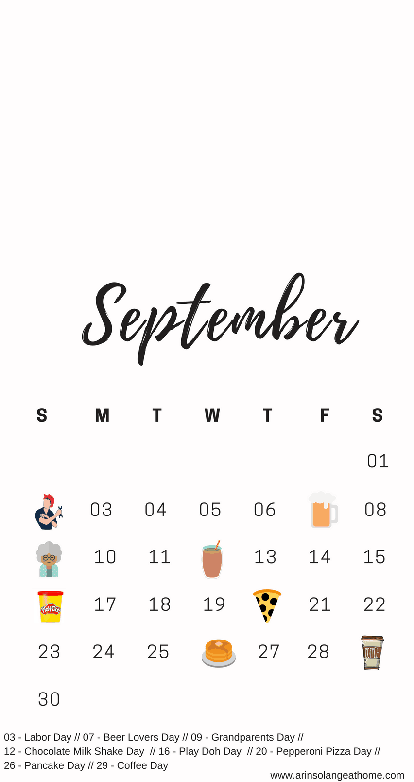 National Days Calendar September 2025 National Days Calendar September 2025