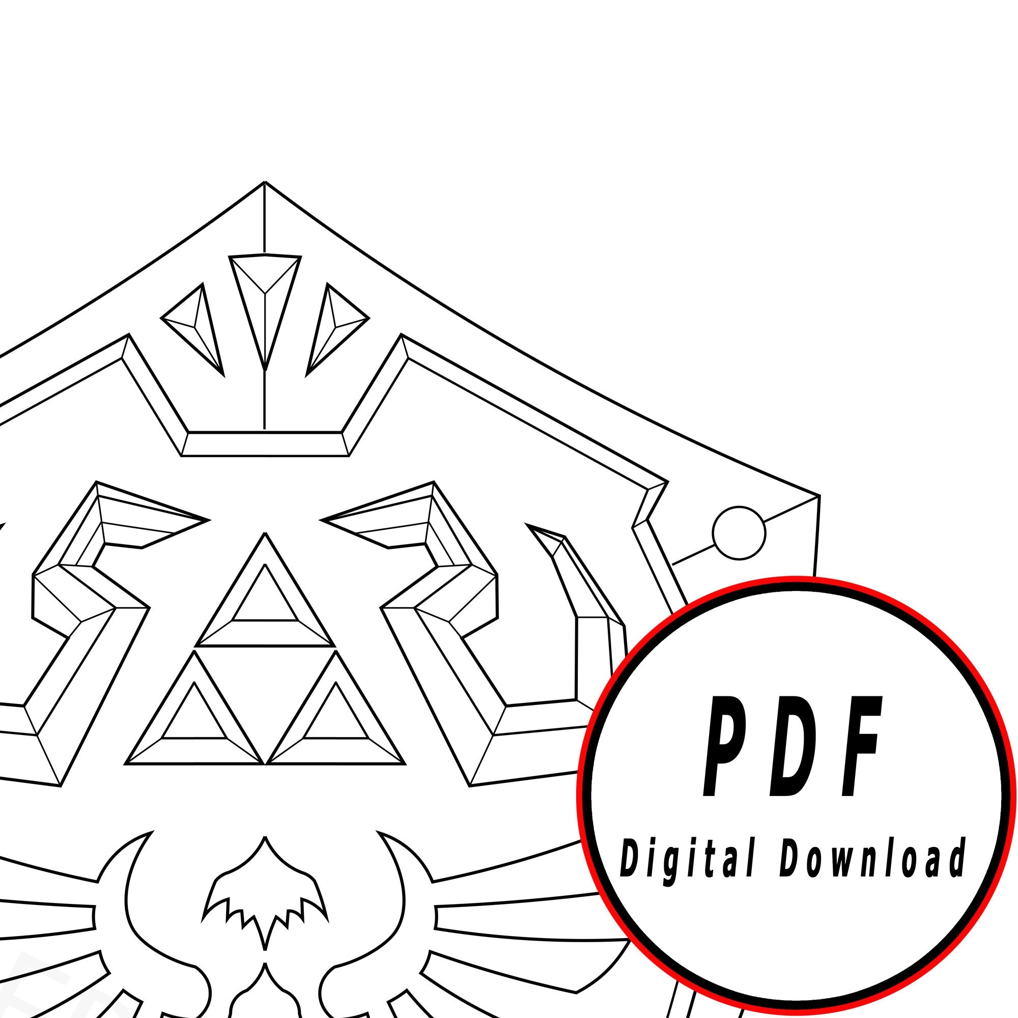 Shield DIY Template Pattern Blueprint DIY Pdf Digital Donwload Vector Printable Cosplay Costume Larp Pdf Etsy