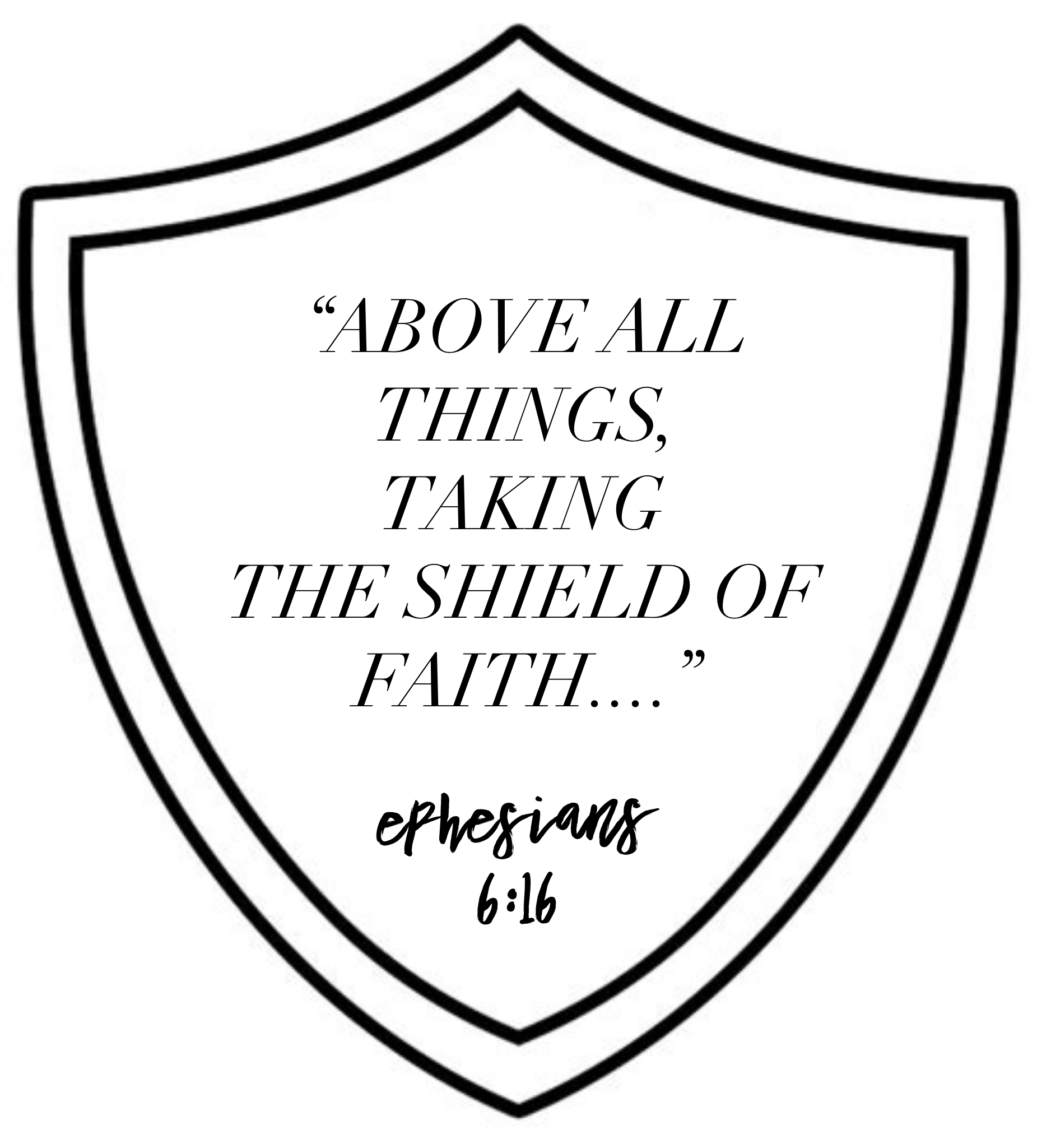 Free Shield Template Printable