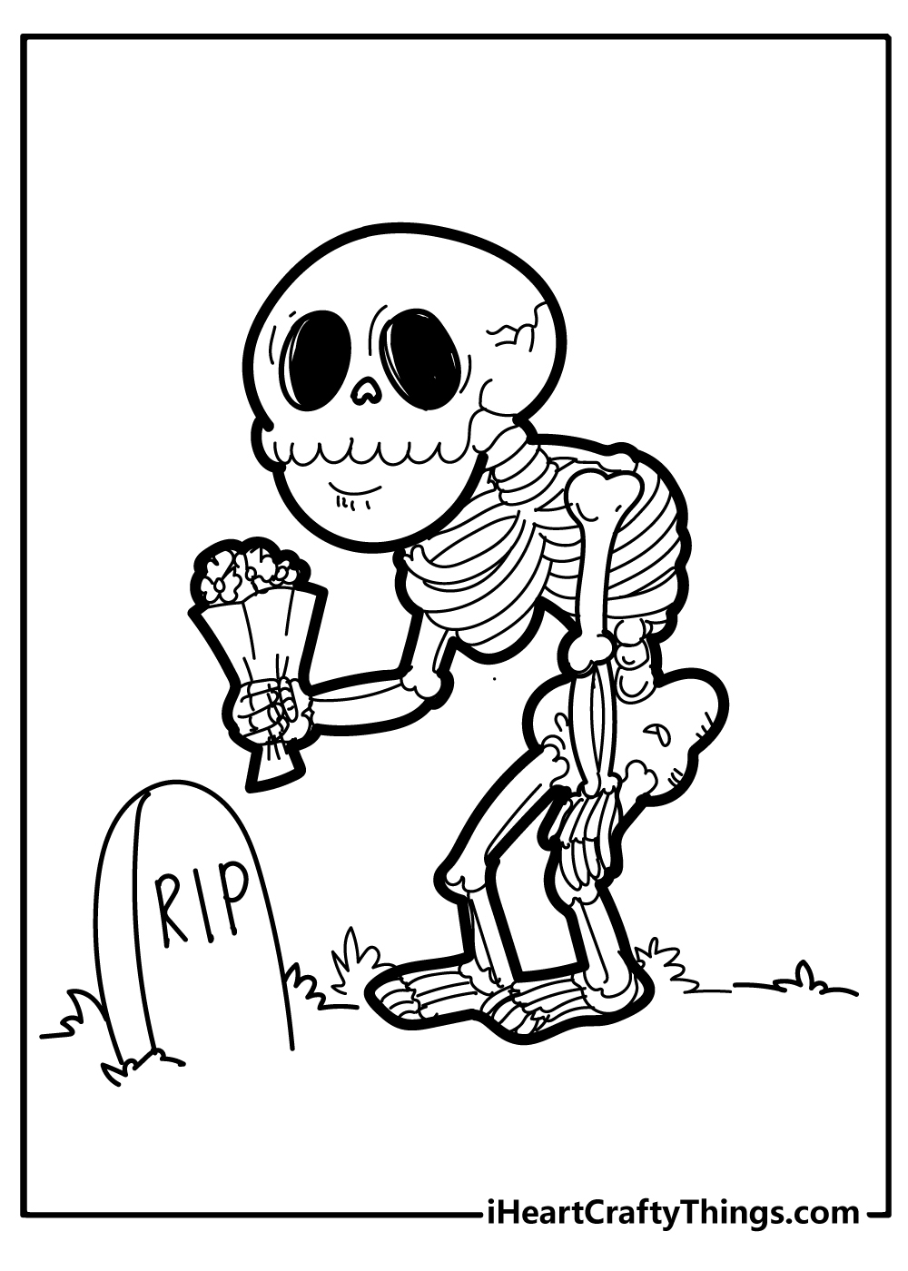 Skeleton Coloring Pages 100 Free Printables Skeleton Coloring Pages 100 Free Printables
