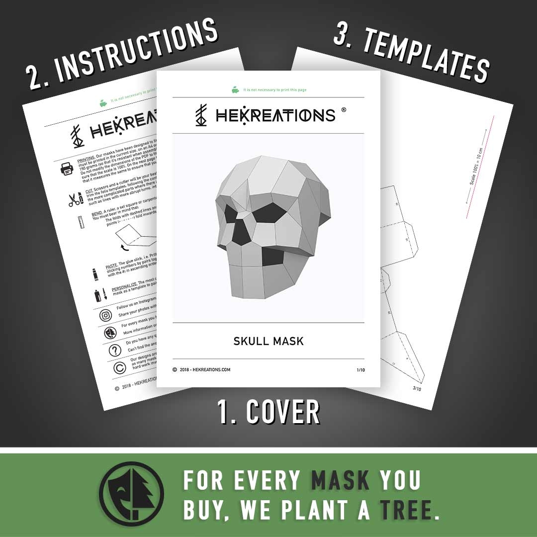 Free 3d Face Mask Templates Printable