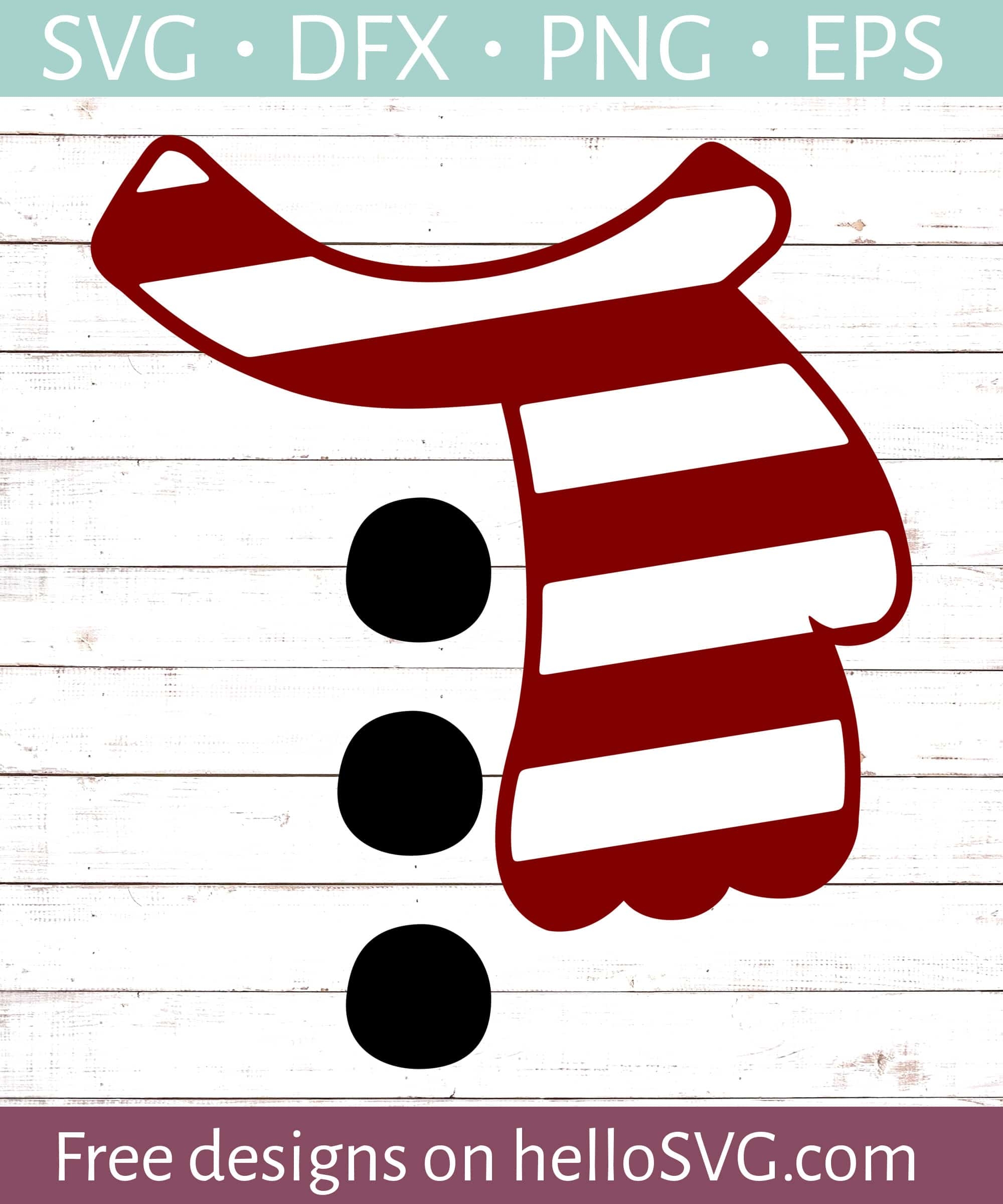 Snowman Scarf Template Free Printable