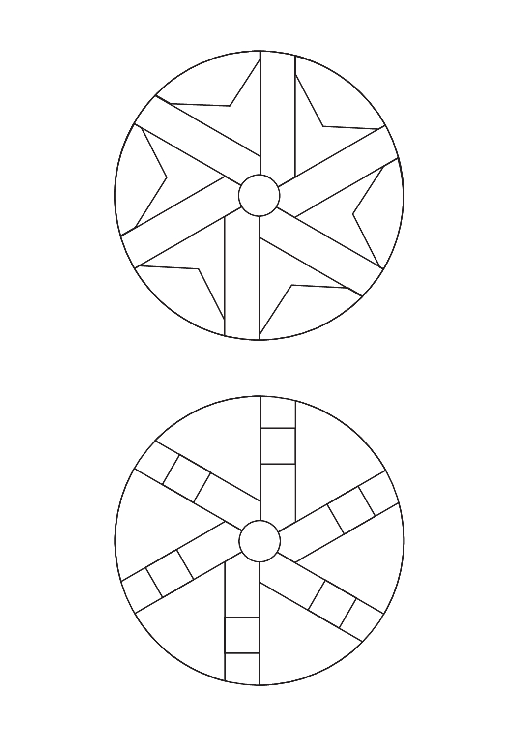 Printable Blank Spinner Templates