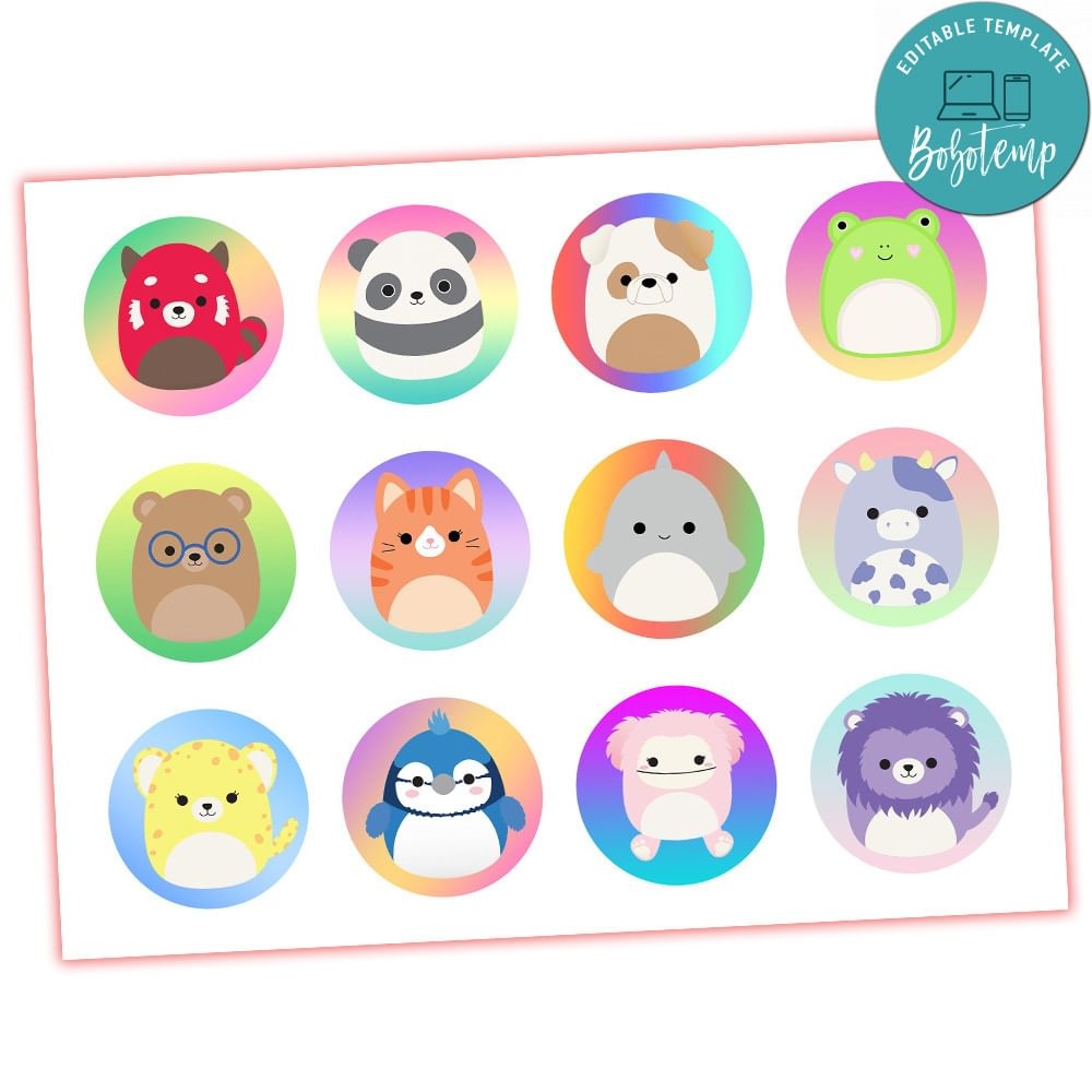 Free Printable Cupcake Toppers Template