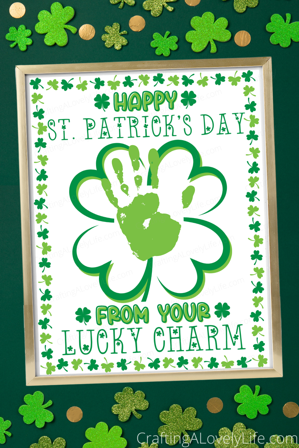 St Patrick s Day Handprint Craft With Free Printable