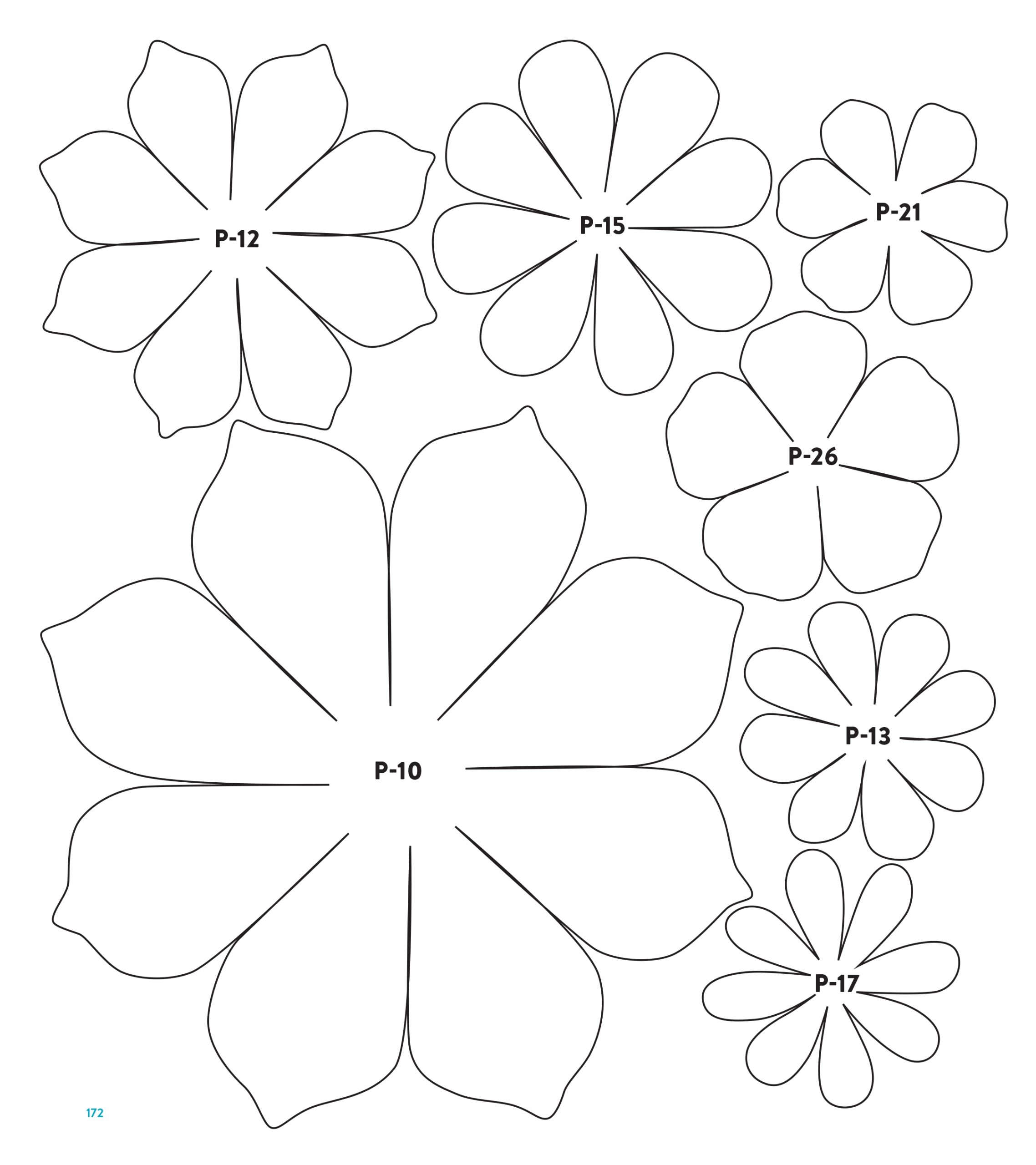 Paper Flower Templates Printable Free