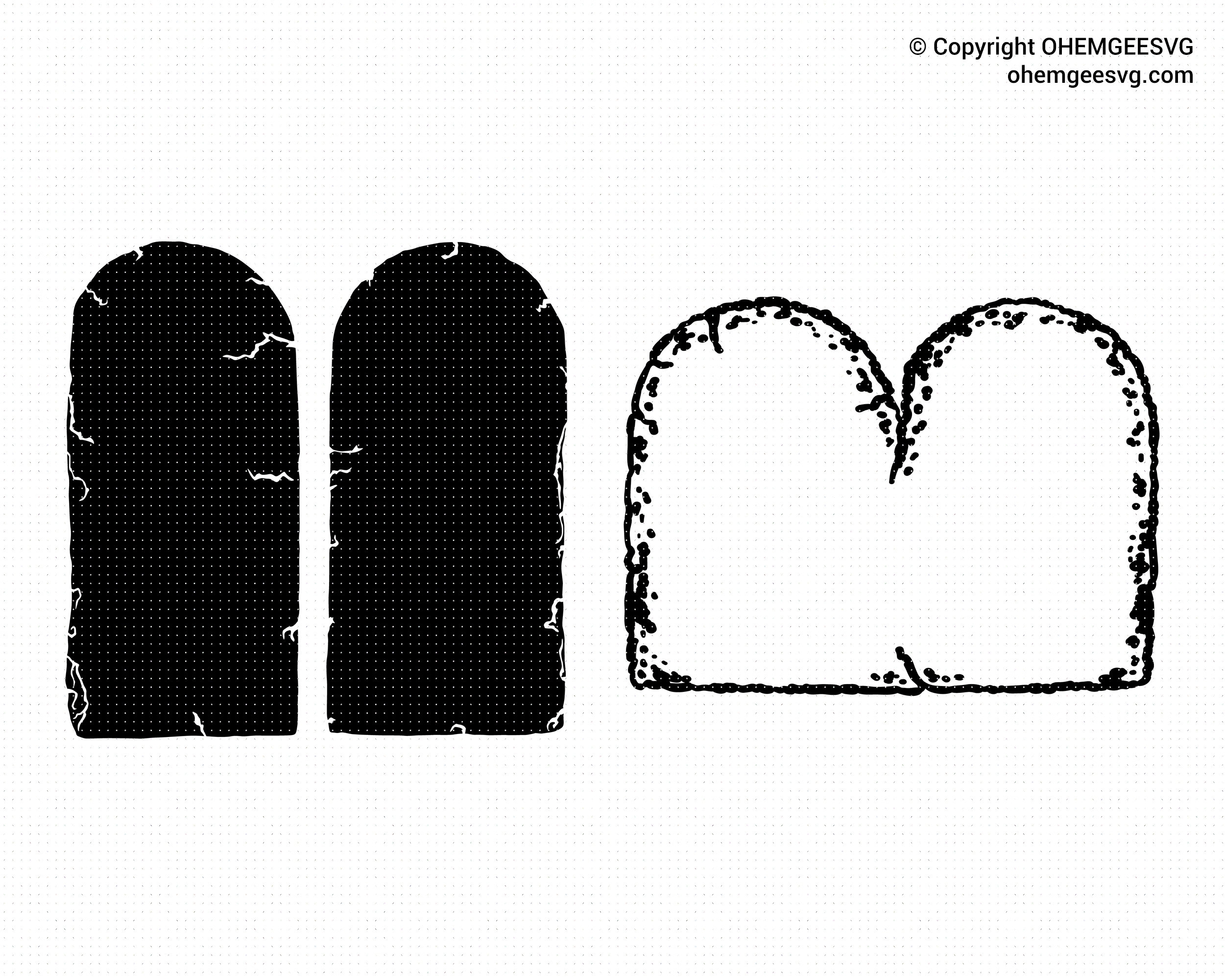 Printable Blank Ten Commandments Template