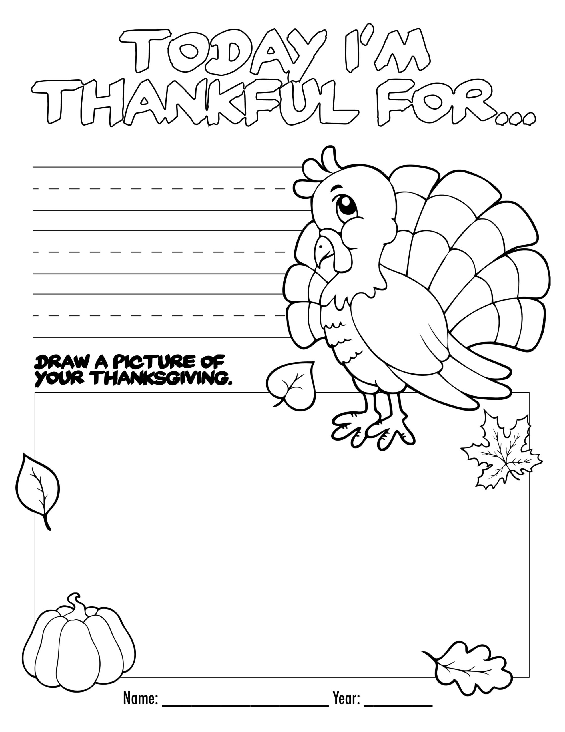 Free Printable Thanksgiving Pictures