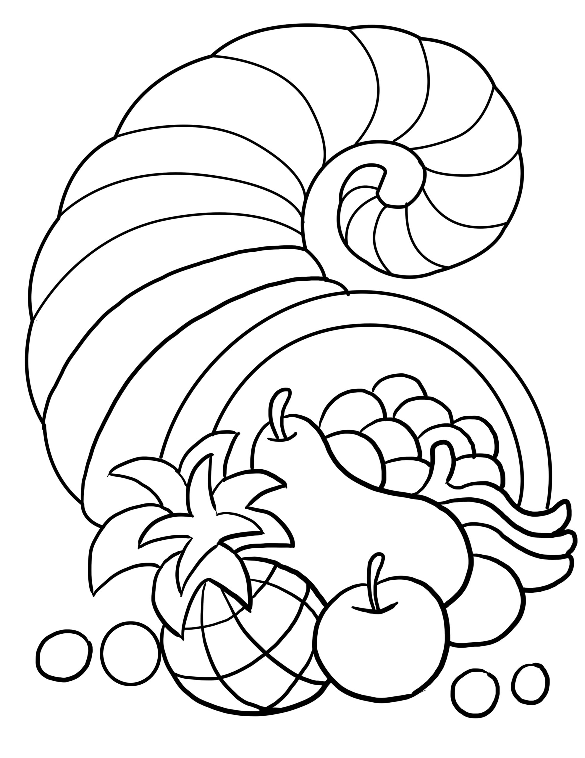 Free Thanksgiving Printable Coloring Sheets