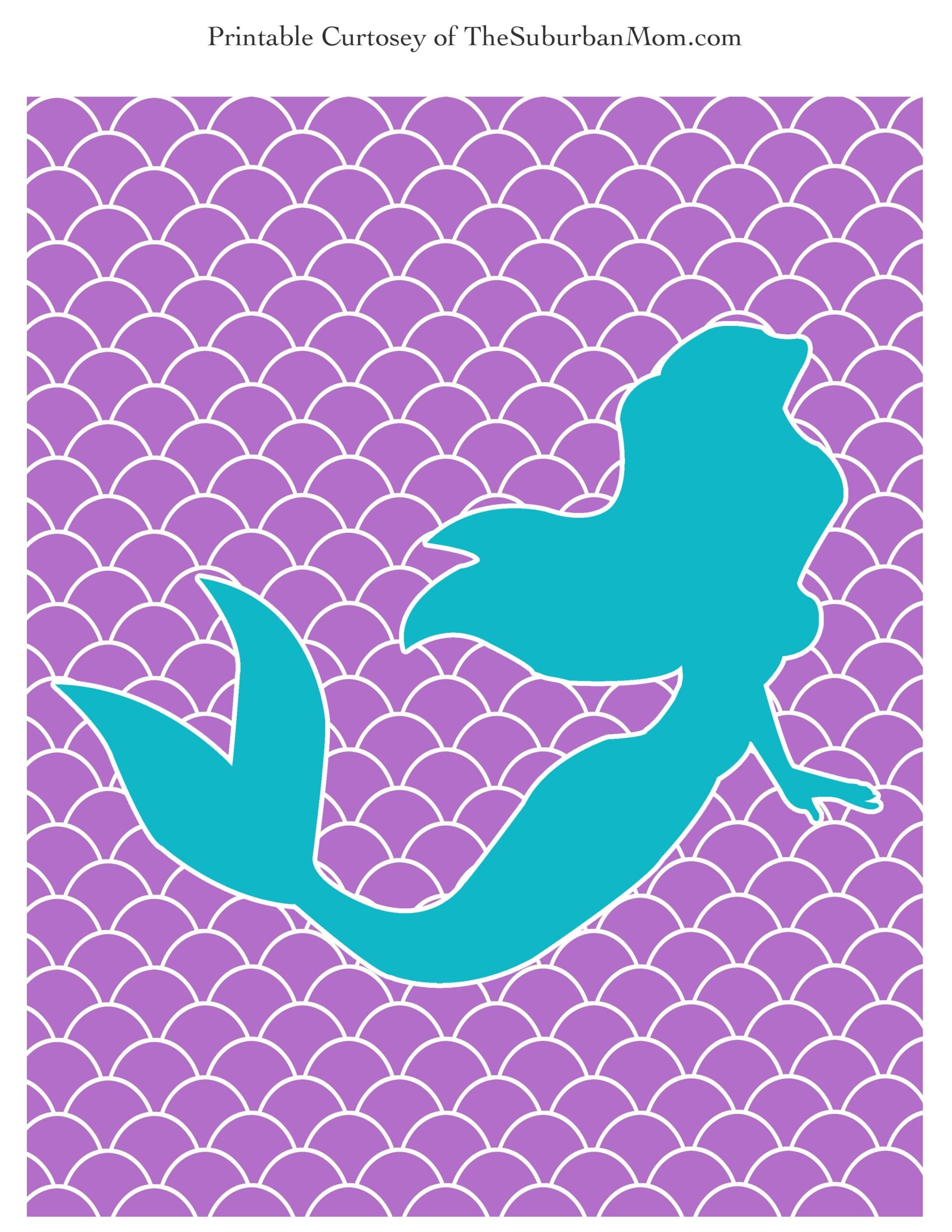 The Little Mermaid Party Poster U0026 Labels Free Printable 