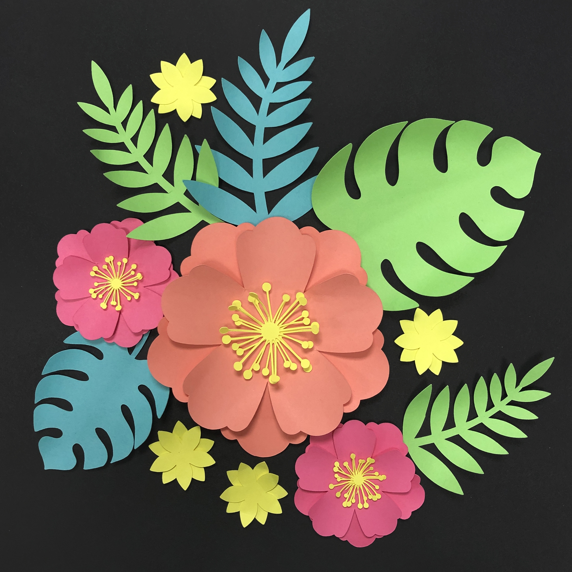 Tropical Florals SVG Files Free Printable Download Paris Tropical Florals SVG Files Free Printable Download Paris