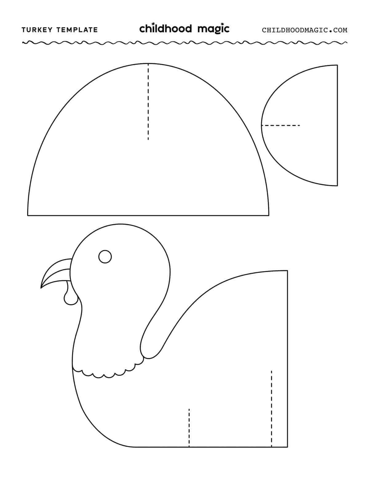 Free Turkey Printable Template Pdf