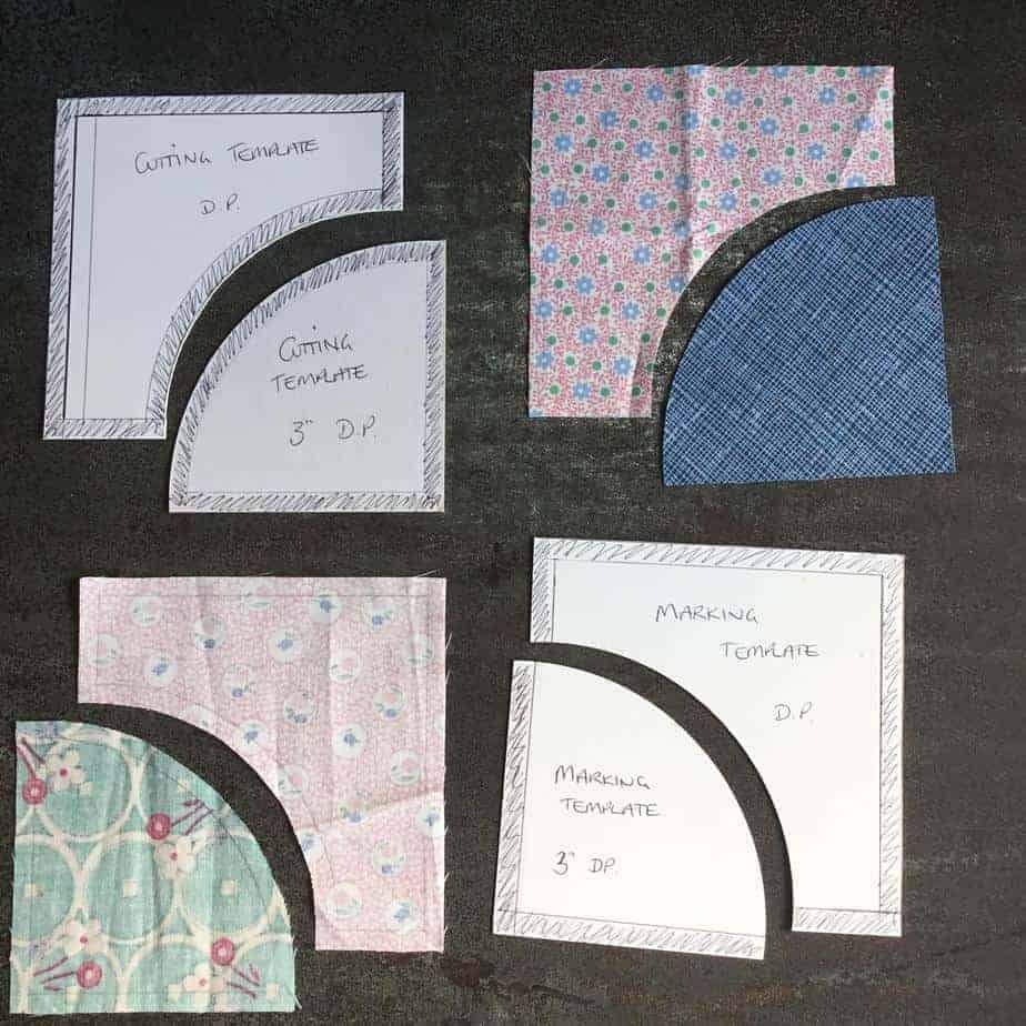 Tutorial Drunkards Path Template Fabric U0026 Flowers