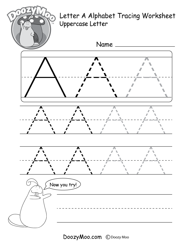 Free Printable Traceable Capital Letter Templates