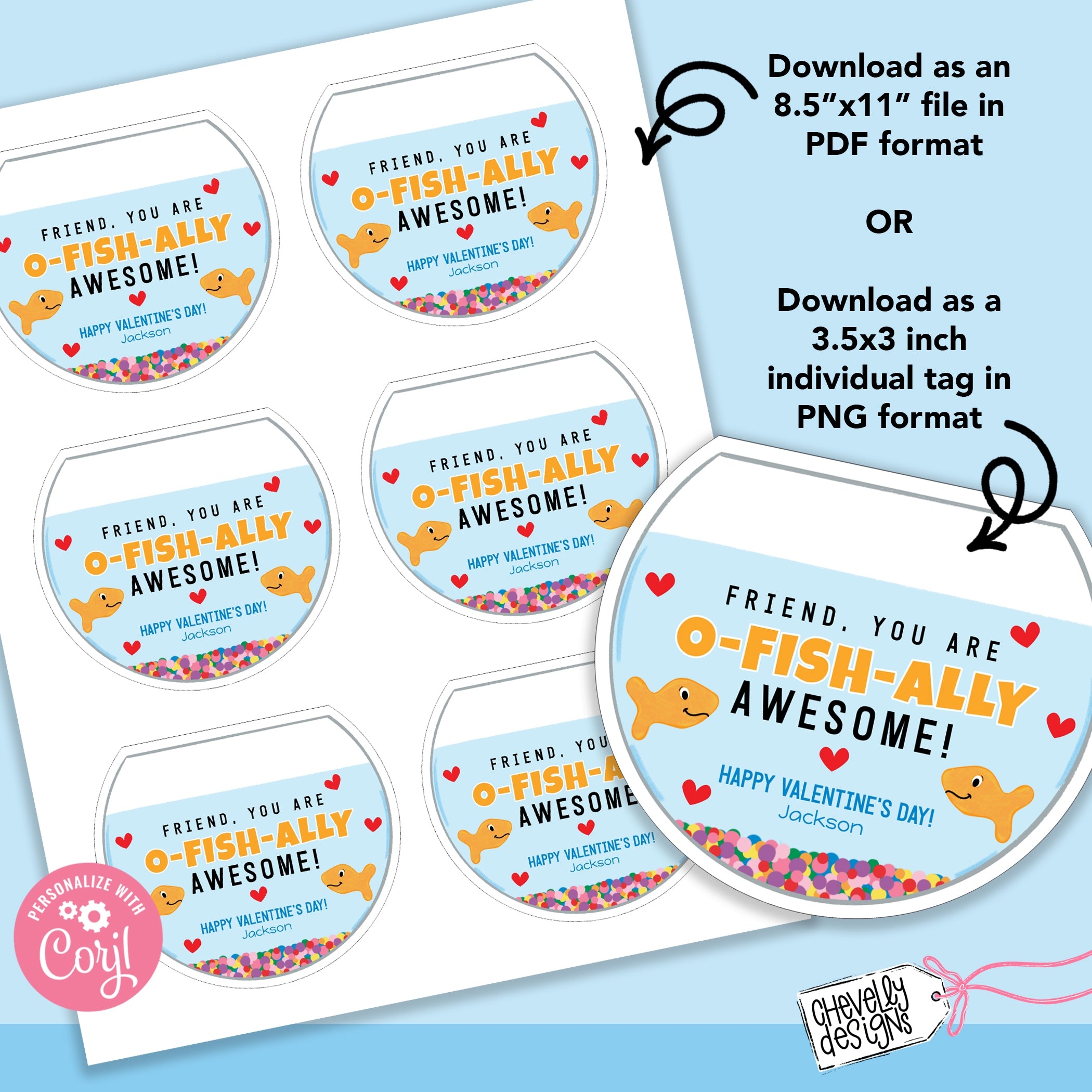 Valentine Fish Bowl With Free Printables Worksheets Library