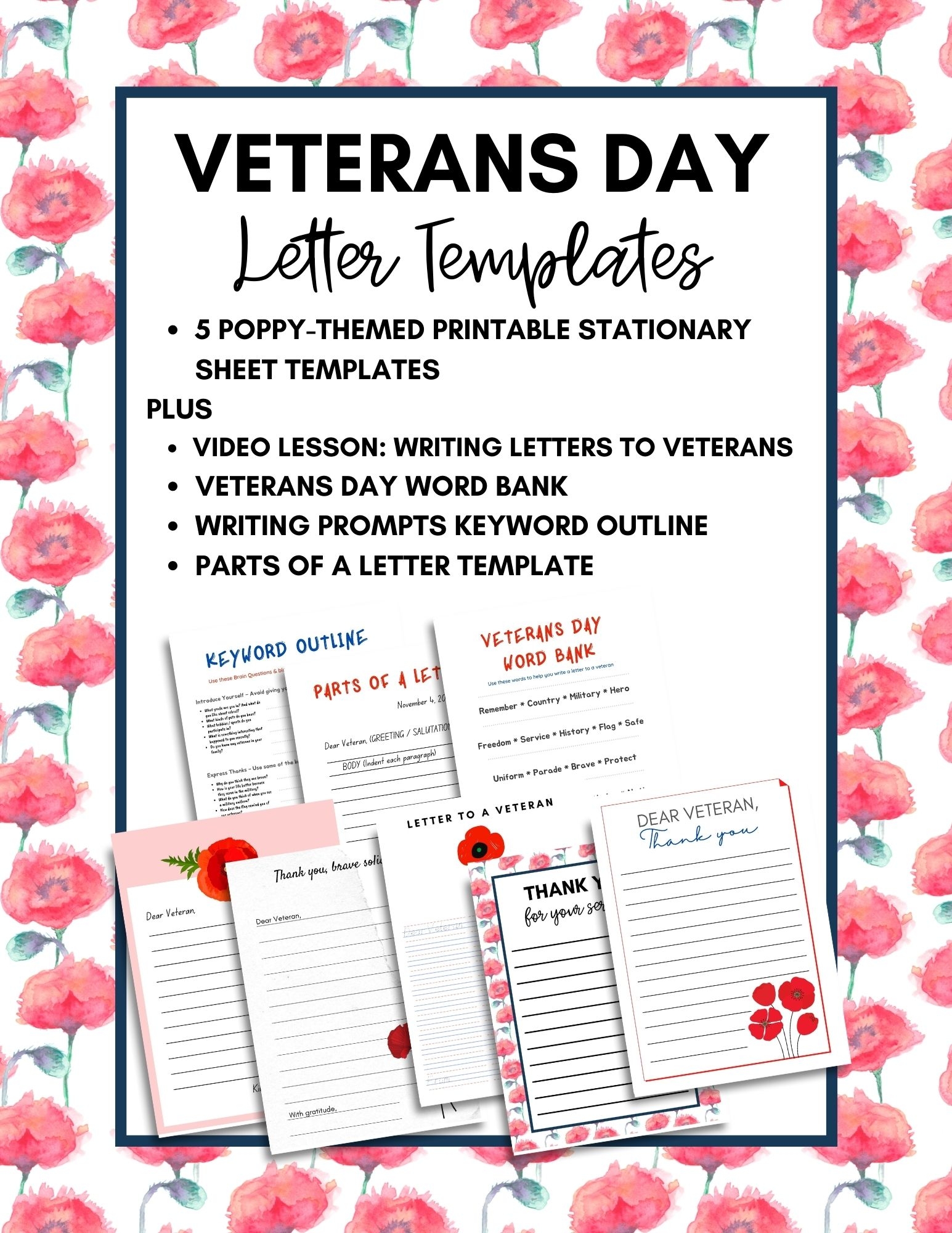 Veterans Day Letter Writing For Kids 5 Simple Ideas Free Video