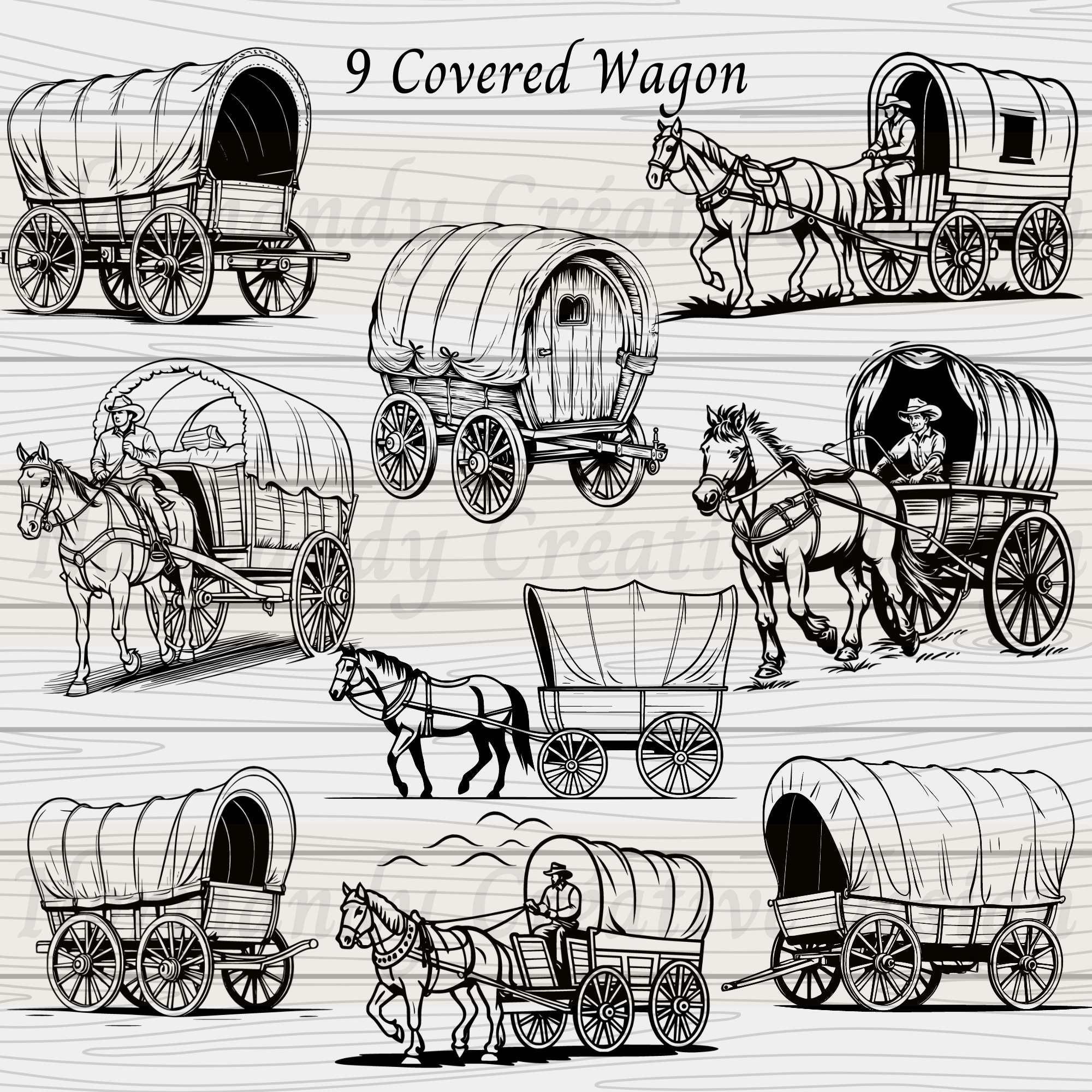 Wagon Template Etsy UK