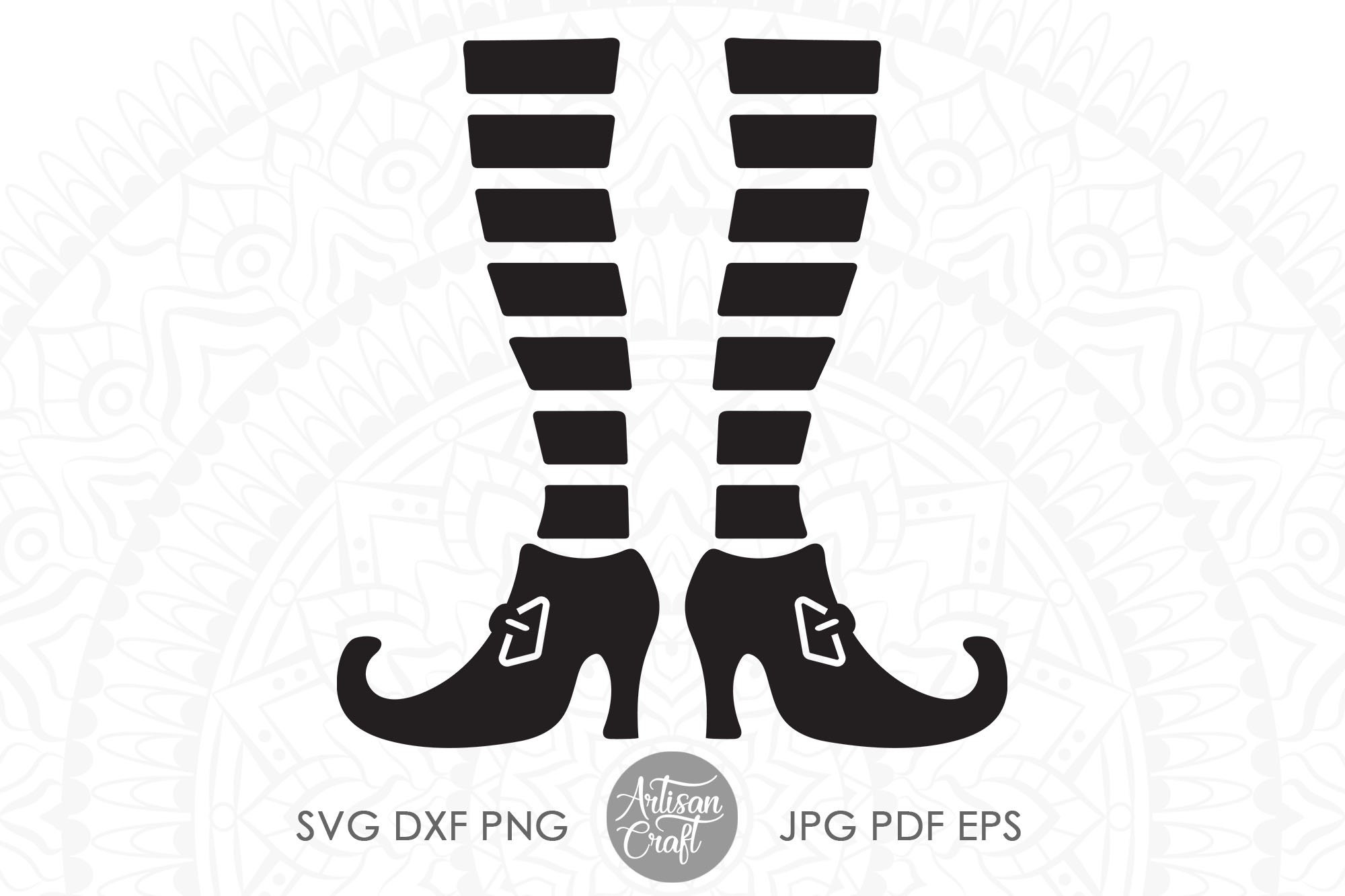 Witch Legs SVG Halloween SVG Cut File witches Shoes