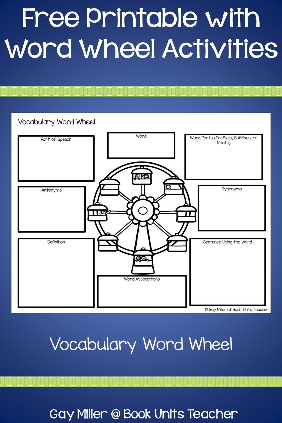 Word Wheels A Teaching Strategy Book Units Teacher