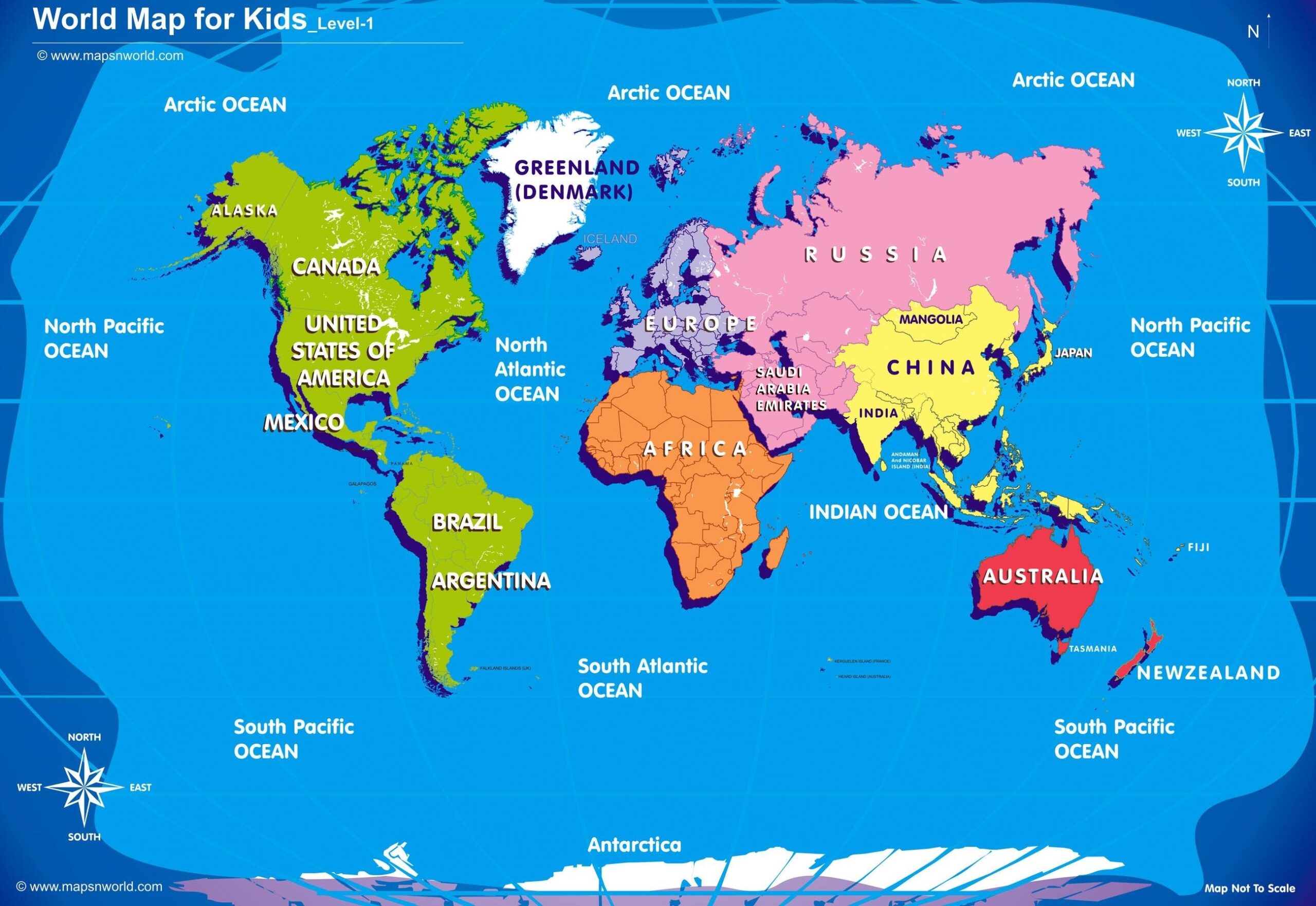 World Map Images Printable