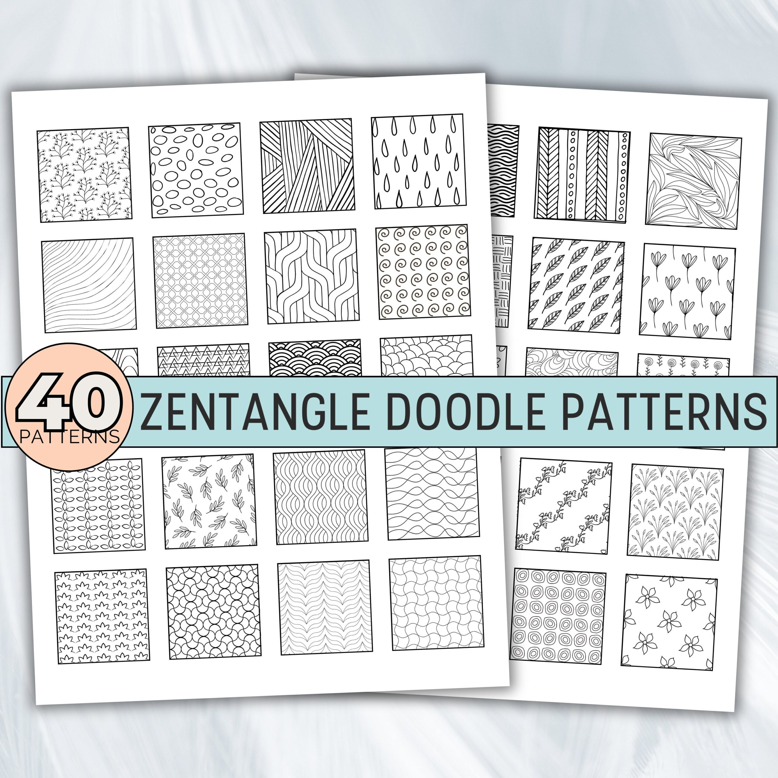 Zentangle Patterns Doodle Practice Patterns Zentangle Pattern 