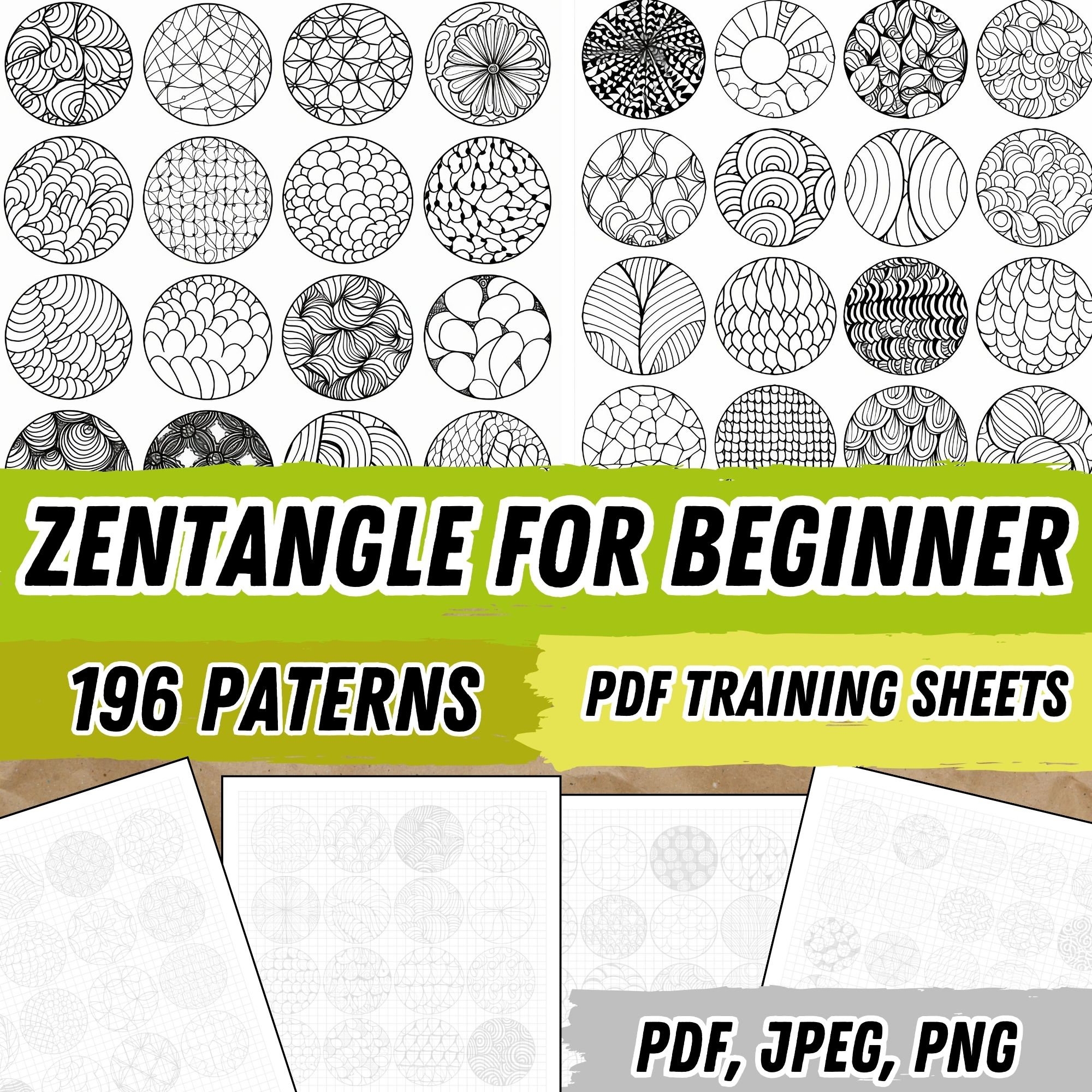 Free Printable Easy Zentangle Templates