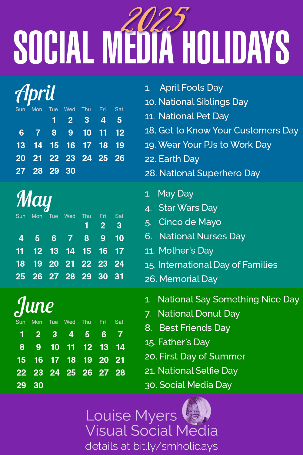 100 Social Media Holidays You Need In 2025 26 Indispensable LouiseM