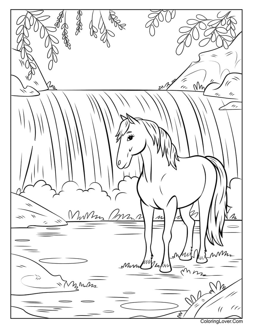 103 Horse Coloring Pages Free Printables For All Ages 
