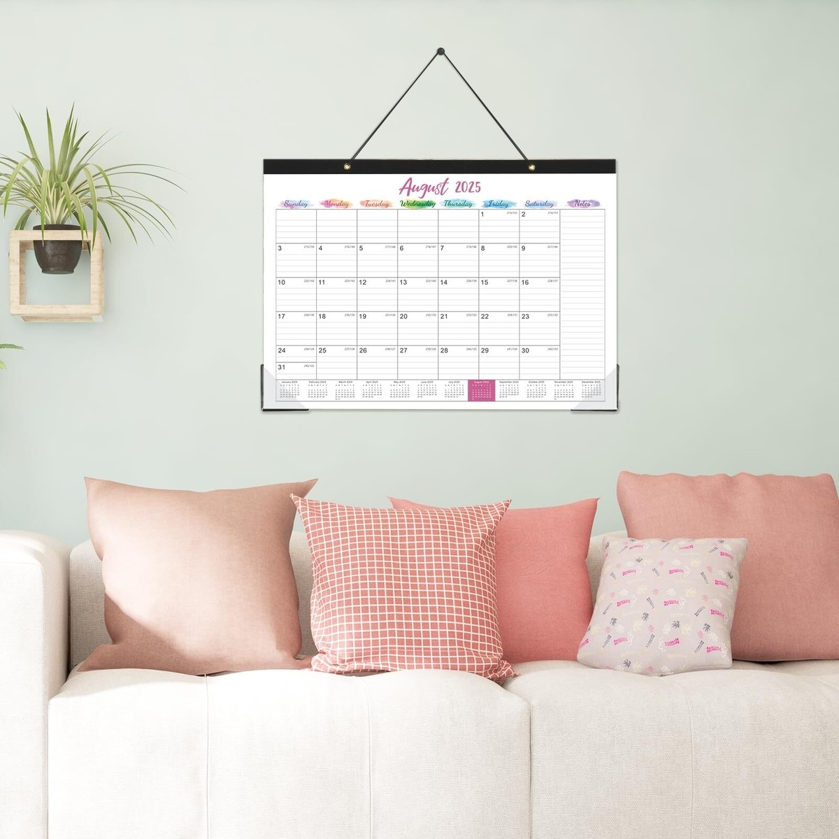 2025 Desk Calendar 2025 Calendar From January 2025 December 2025 12 Month 