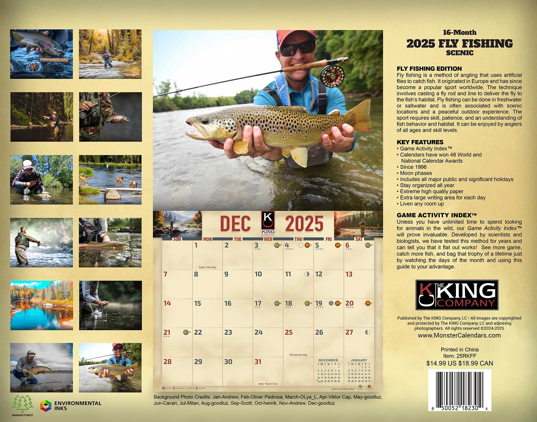 2025 Fly Fishing Wall Calendar Best 2025 Fly Fishing Calendar