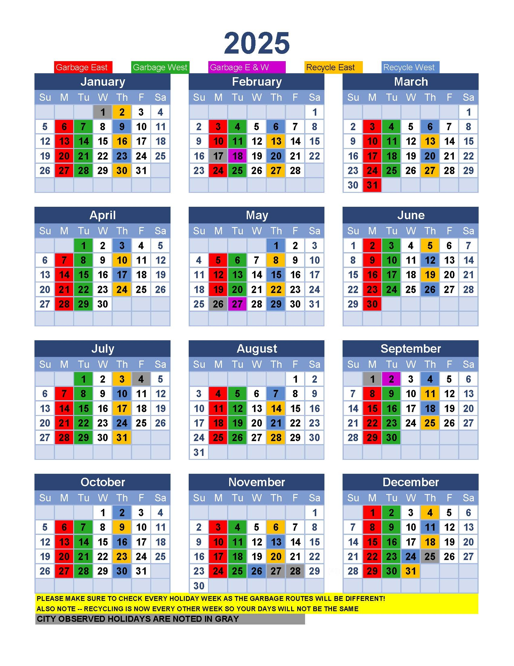 Town Of Islip Yard Waste Calendar 2025 October