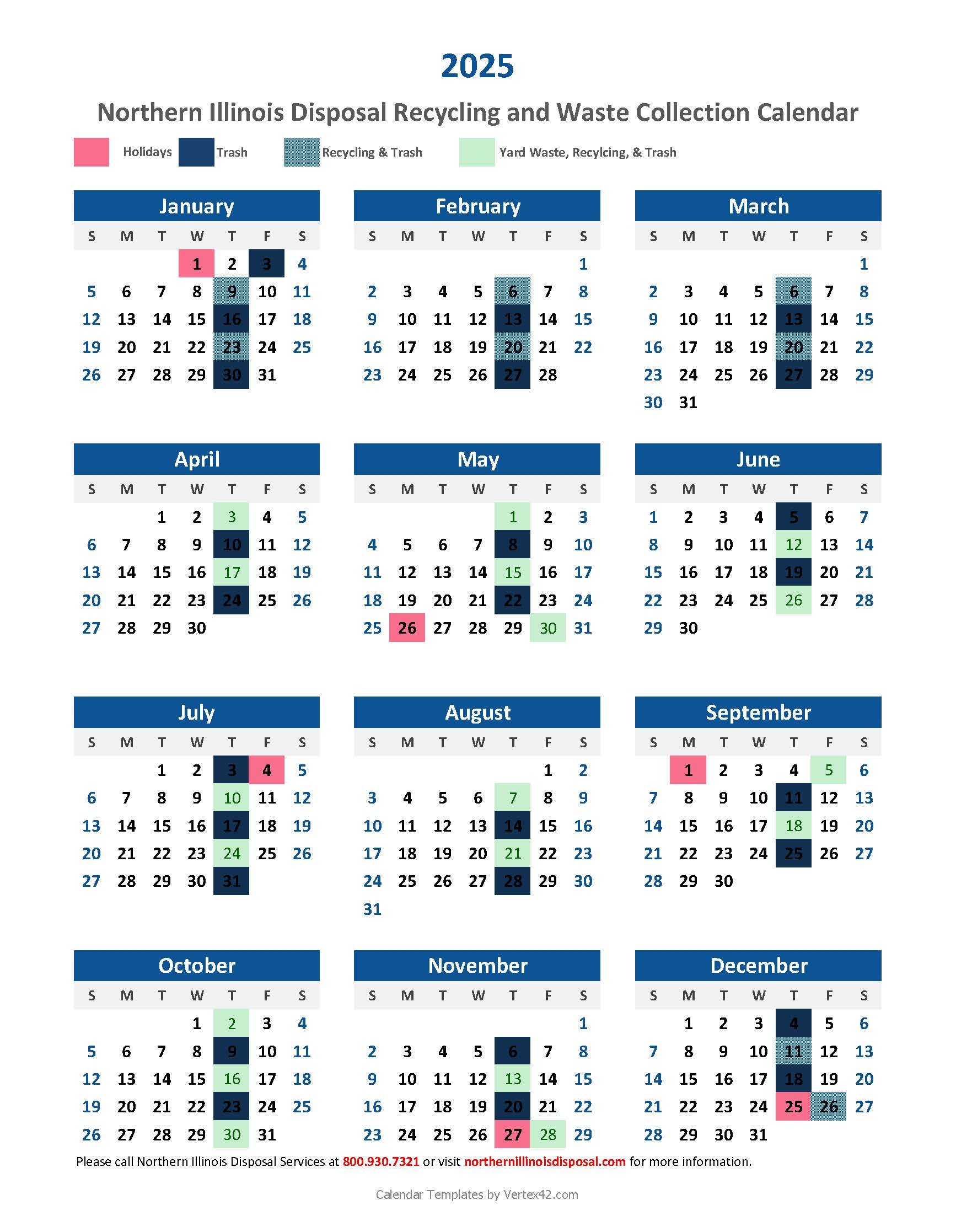 Town Of Islip Yard Waste Calendar 2025 October