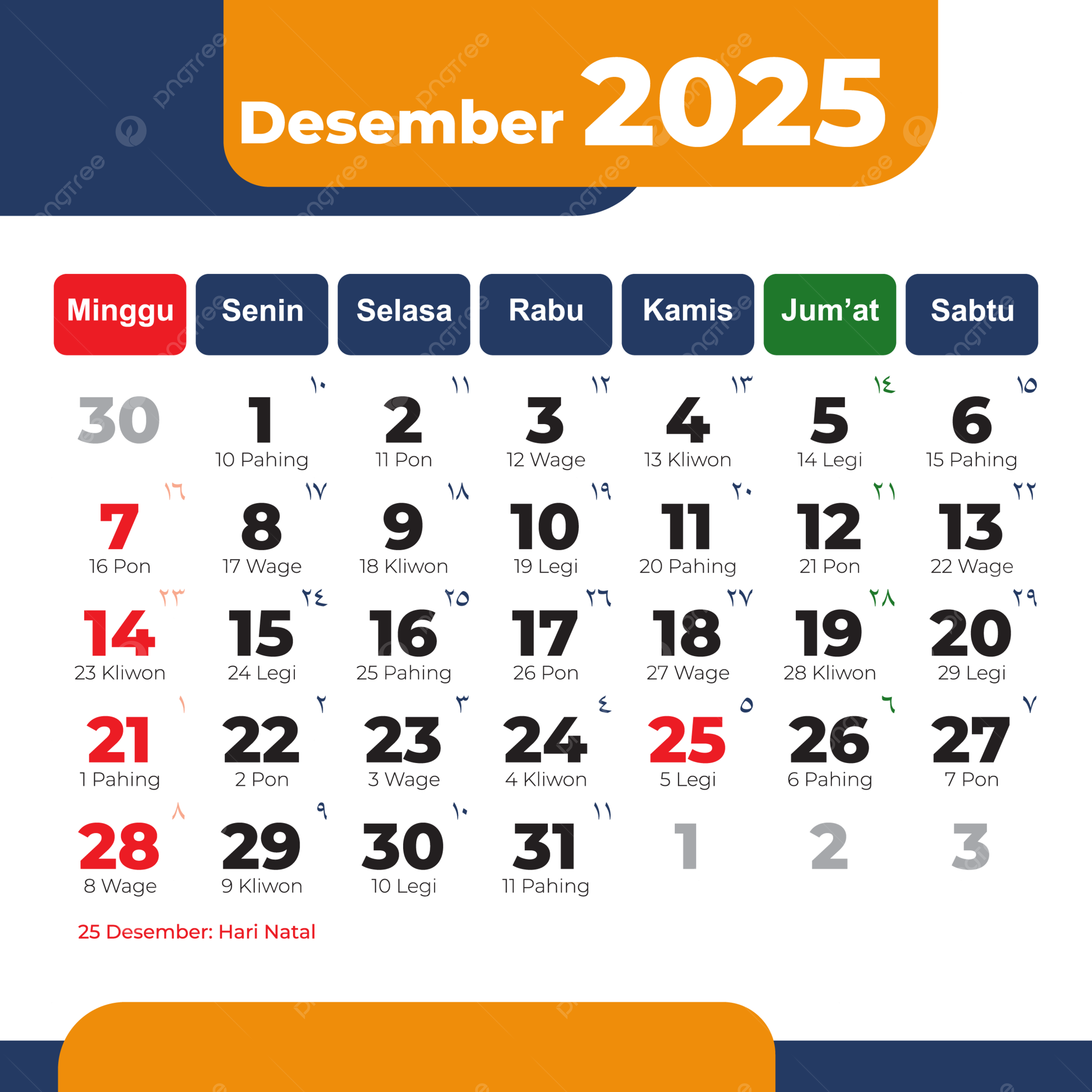 National Days In December 2025 Calendar