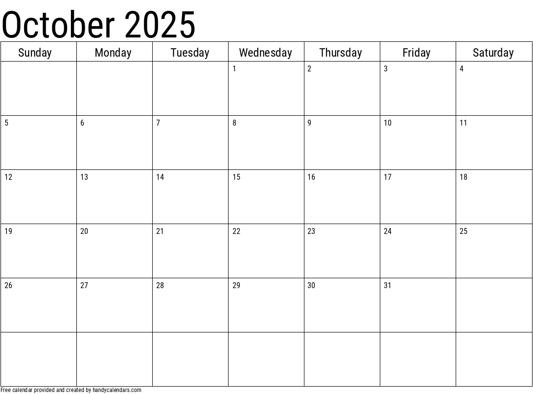 October 2025 Earnings Calendar