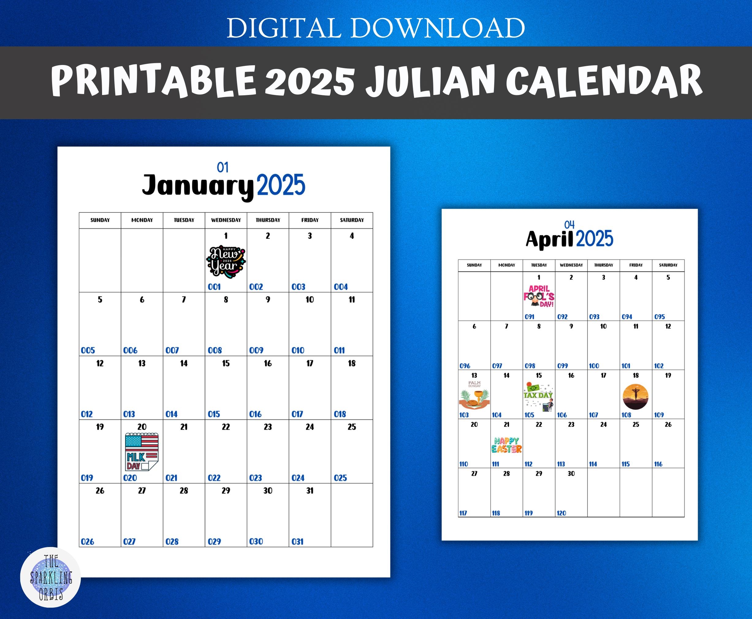2025 Printable Julian Calendar 8 5 X 11 In Government And Military Calendar Calendar With Holidays And Images PDF Etsy 2025 Printable Julian Calendar 8 5 X 11 In Government And Military Calendar Calendar With Holidays And Images PDF Etsy