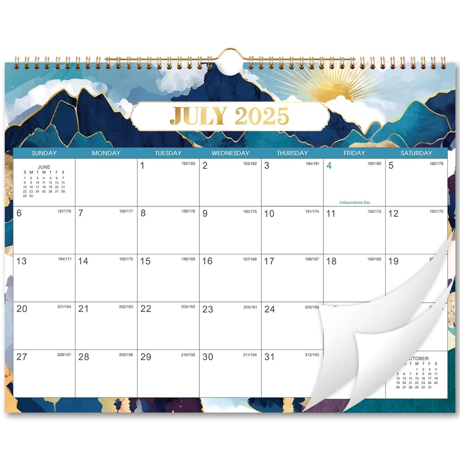 Wall Calendar July 2025