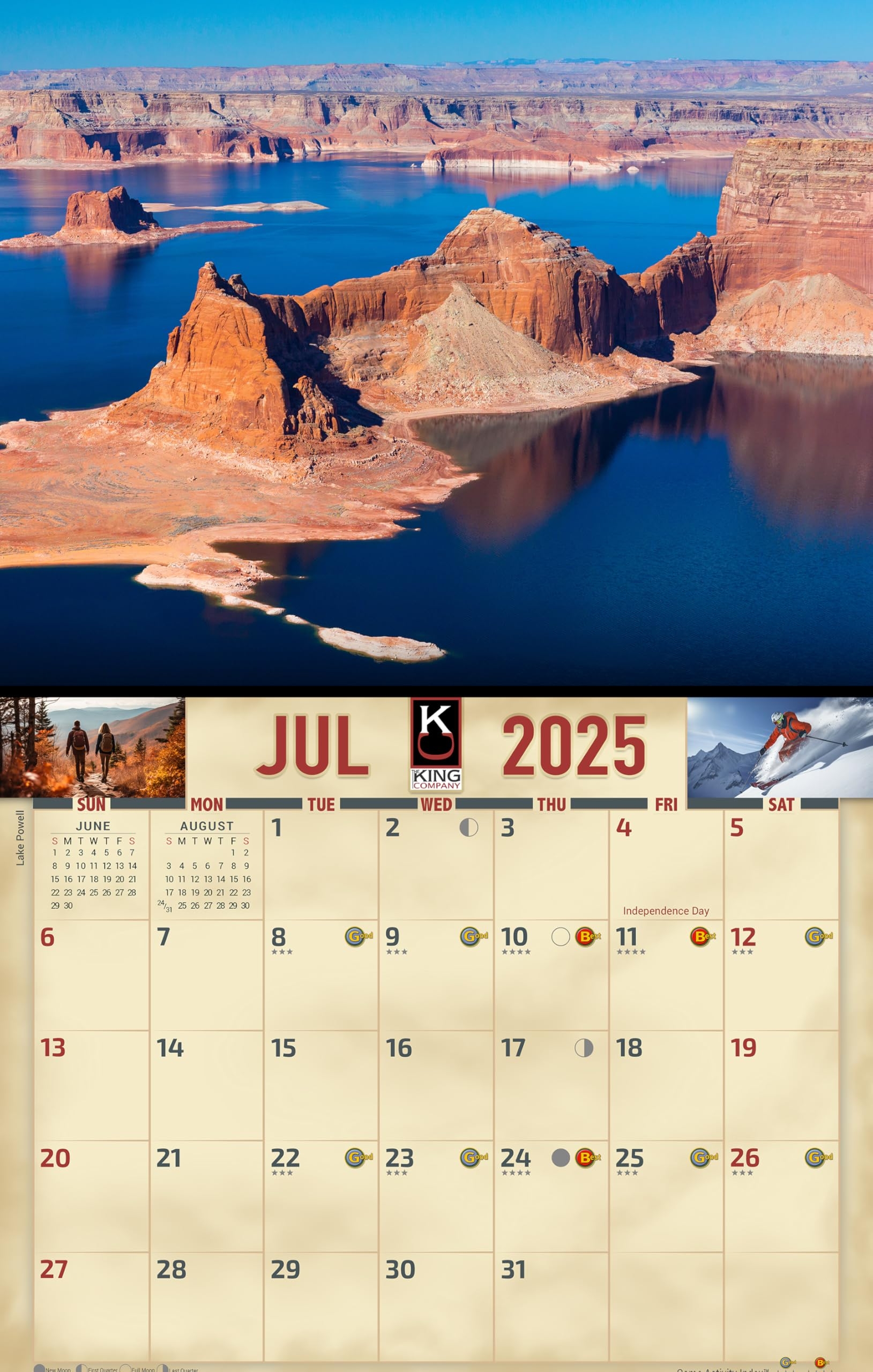 Amazon 2025 Utah Scenic Wall Calendar 16 Month X Large Size 14x22 Utah State Landscape Scenery Calendar By The KING Company Monster Calendars 