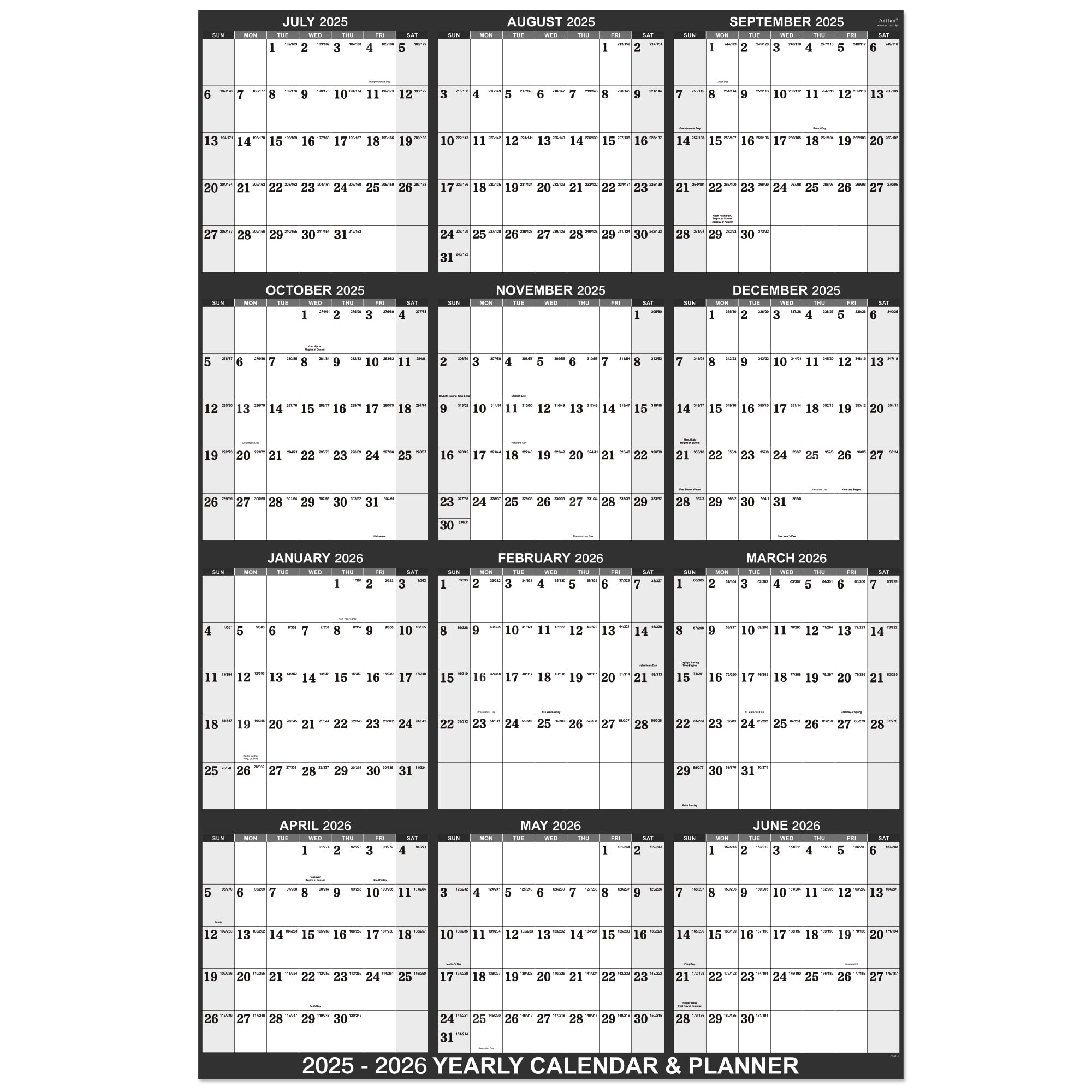 August 2025- July 2026 Calendar August 2025- July 2026 Calendar