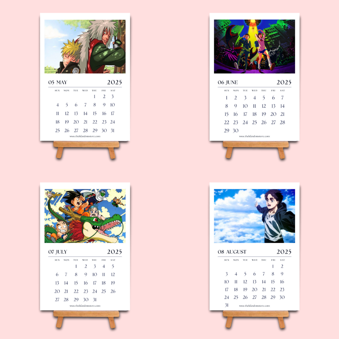 Anime 2025 Desk Calendar THEKFANDOMSTORE Anime 2025 Desk Calendar THEKFANDOMSTORE