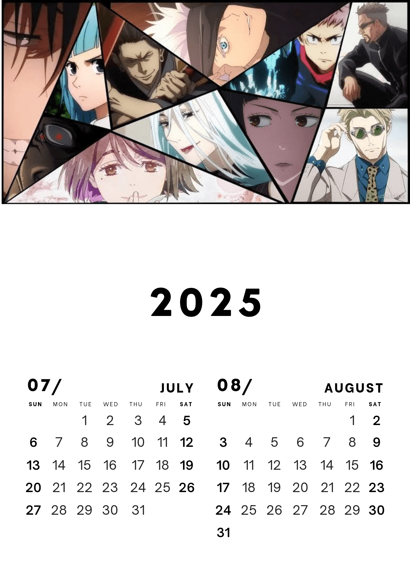 Anime Calendar By Meliodassin015 Raket PH Anime Calendar By Meliodassin015 Raket PH