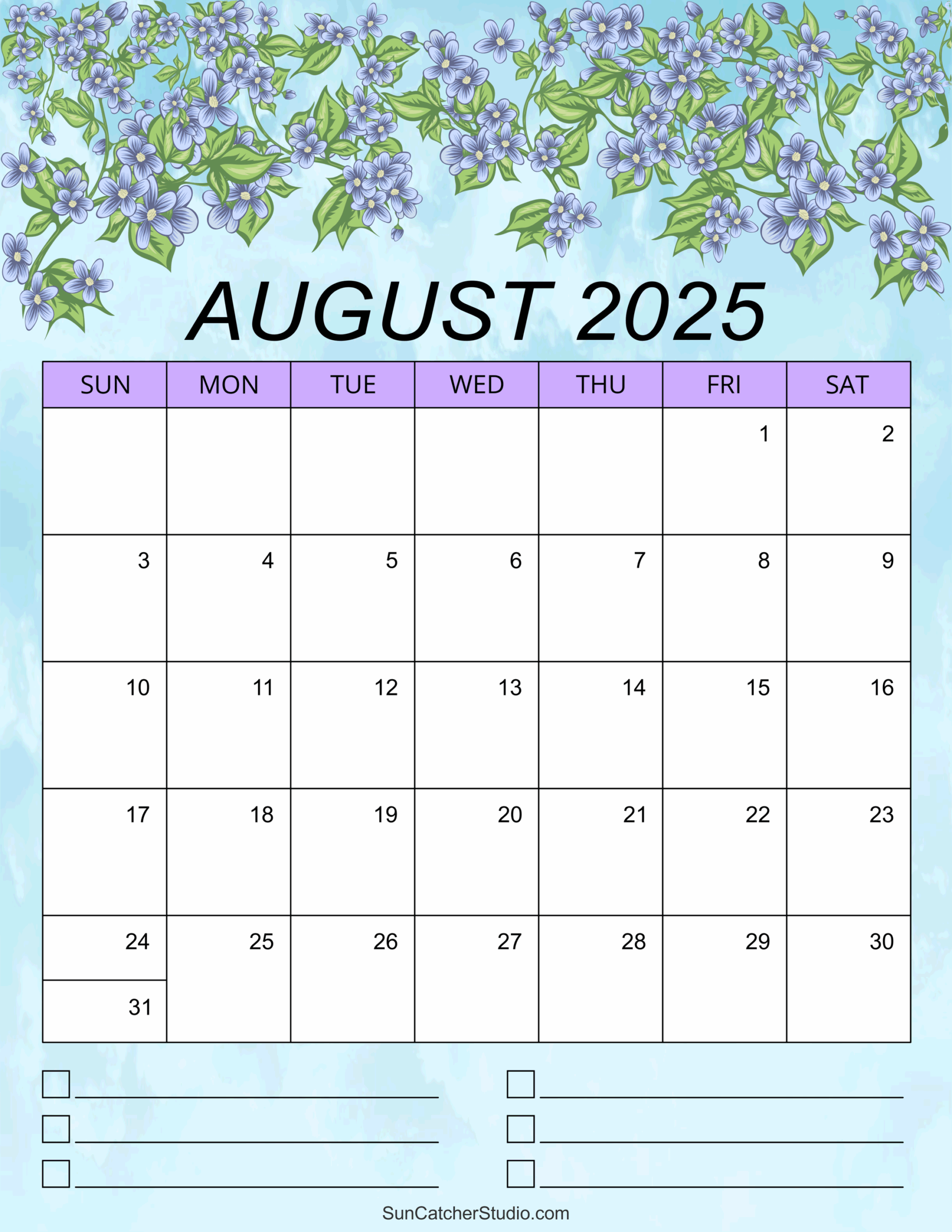 August 2025 Calendar Free Printable Free Printables Monograms 