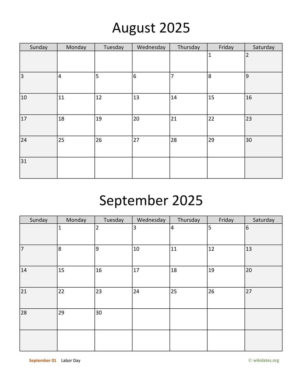 September 2023-August 2025 Calendar September 2023-August 2025 Calendar
