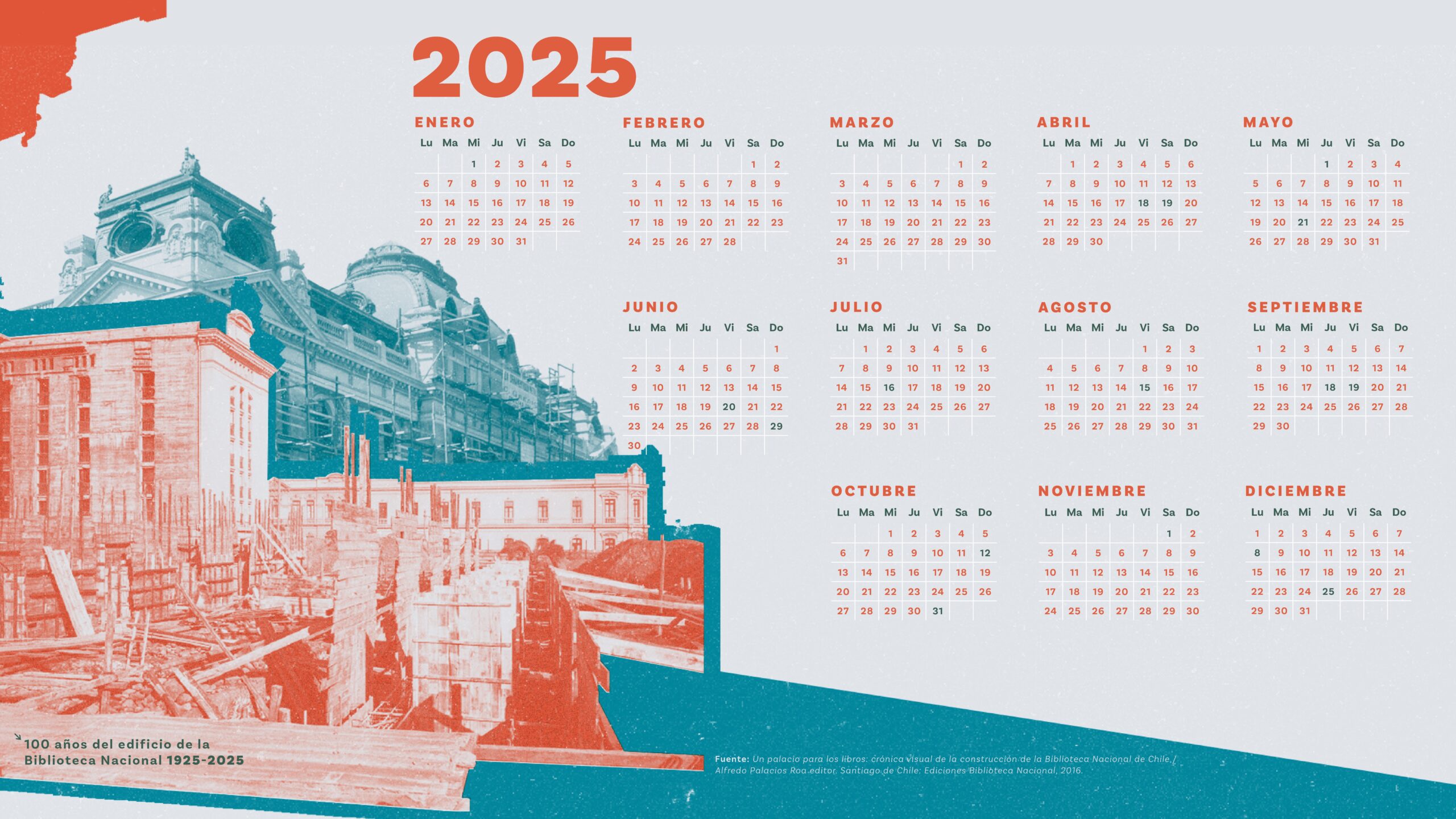 August 2025 Chile Calendar