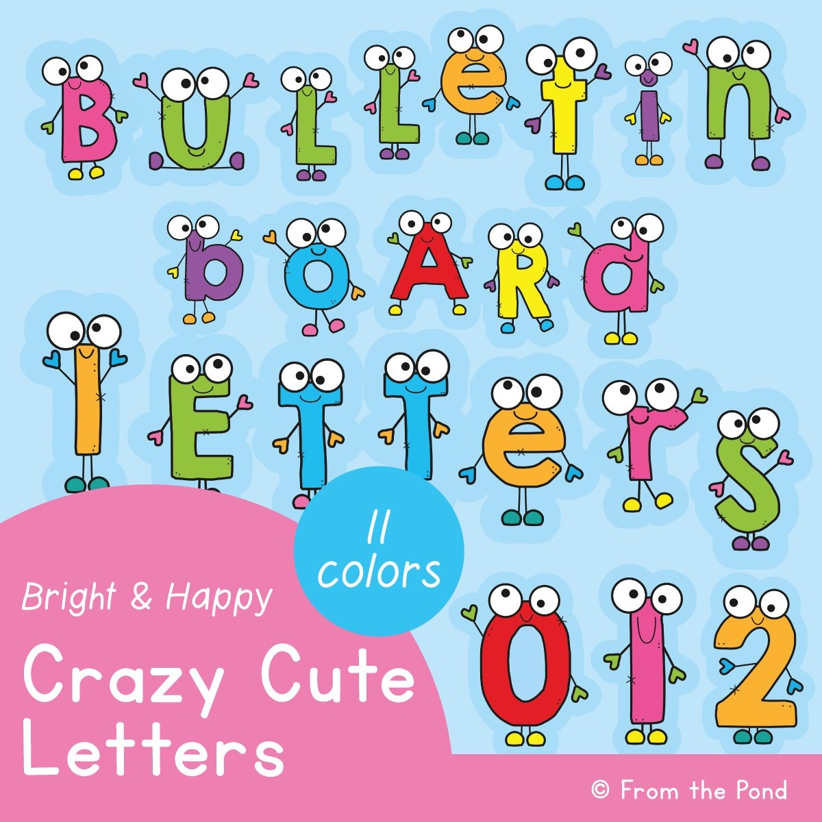 Bulletin Board Letters For The Classroom Just Print And Display 