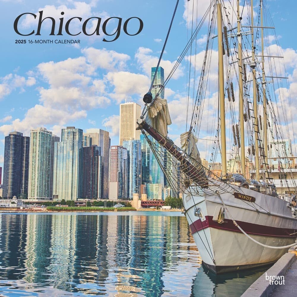 Chicago 2025 12 X 24 Inch Monthly Square Wall Calendar Plastic Free EBay Chicago 2025 12 X 24 Inch Monthly Square Wall Calendar Plastic Free EBay