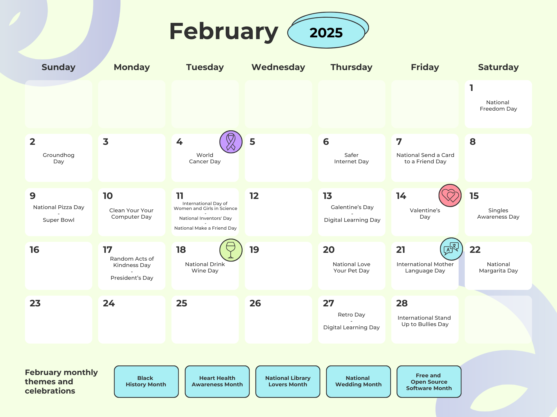 Starbucks November Calendar 2025