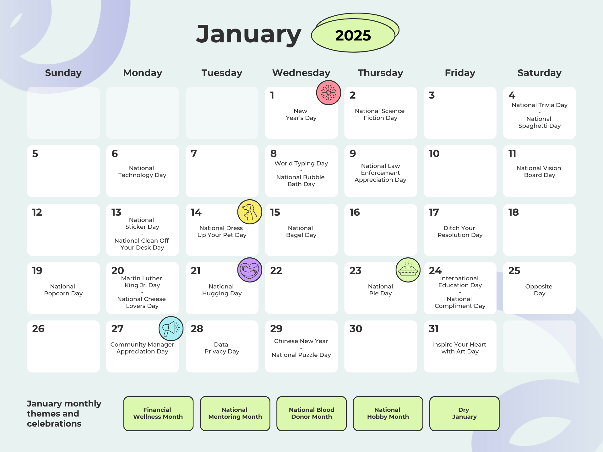 Starbucks September Calendar 2025