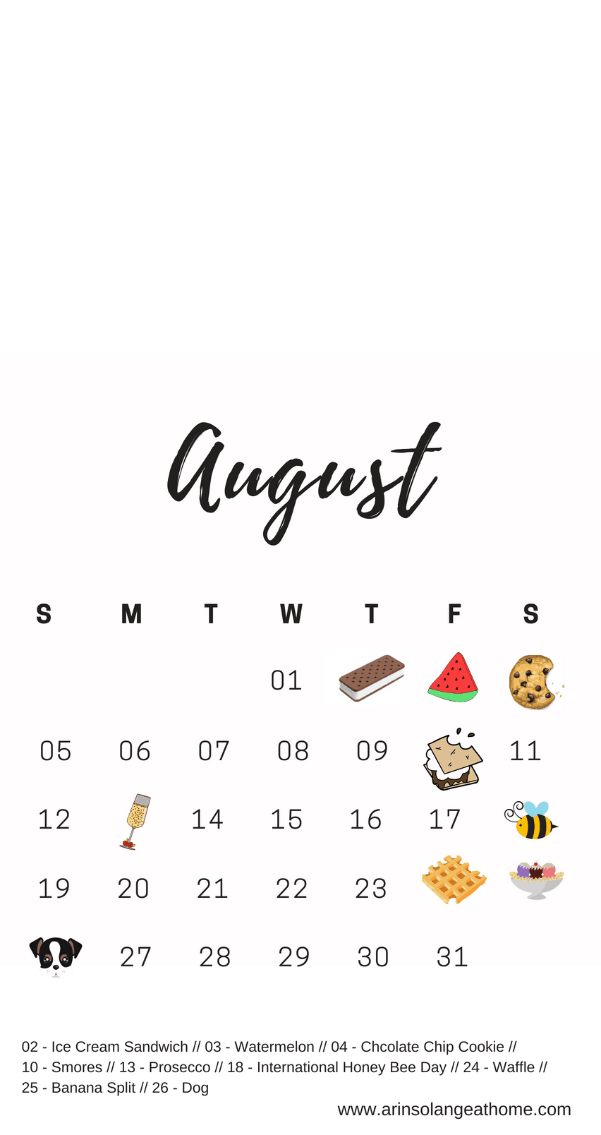 August National Day Calendar 2025