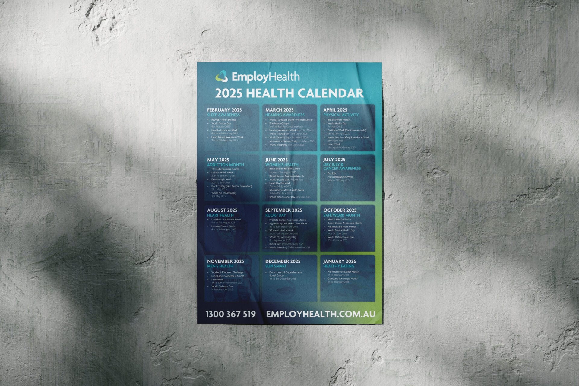 Download Our 2025 Health Calendar Employ Health Proactive Workplace Health Download Our 2025 Health Calendar Employ Health Proactive Workplace Health